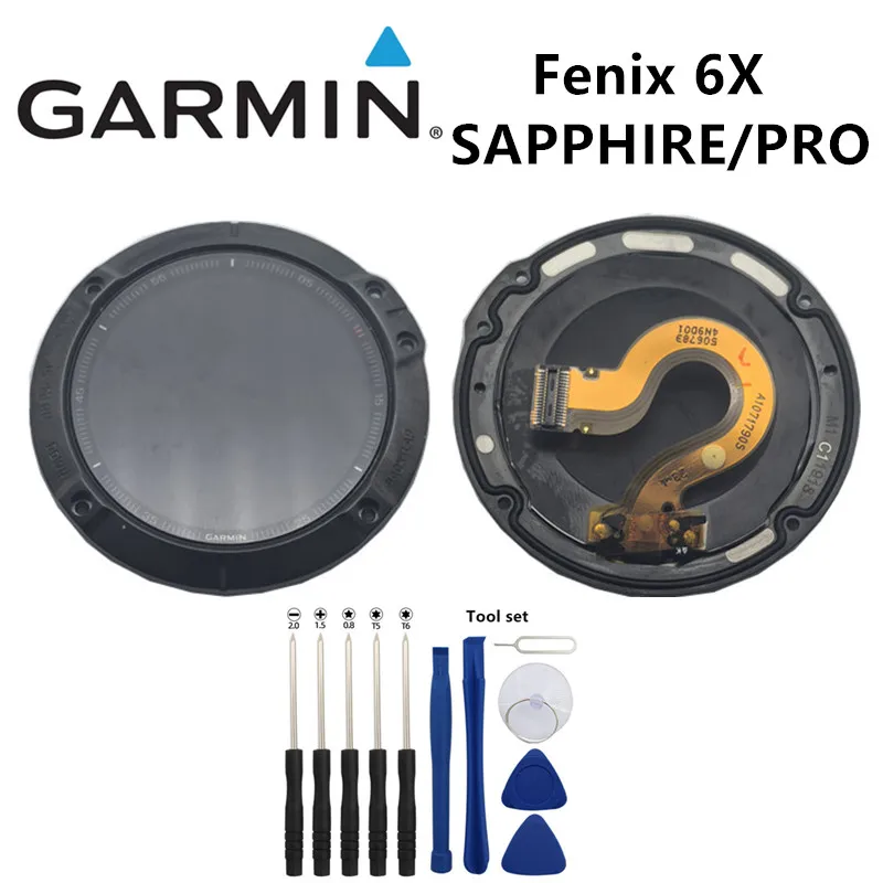 ساعة Garmin Fenix 6X SAPPHIRE/PRO 51 ملم احترافية بنظام تحديد المواقع العالمي (GPS) مع ملحقات شاشة فردية أصلية جديدة