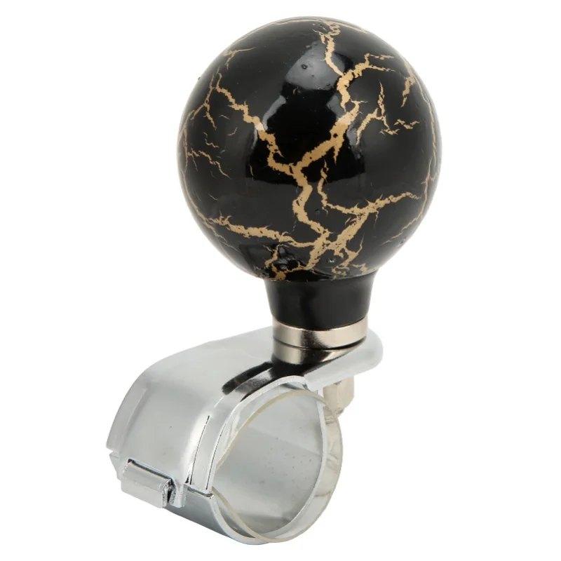 Steering Wheel Spinner Knob Power Turning Aid Ball Thunder Style For Cars Truck Tractor Boat