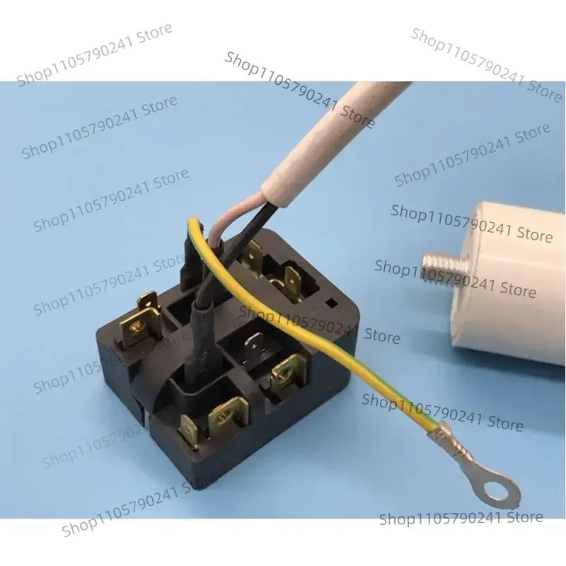 PTC Refrigerator Starter 6SP9015 +5UF Capacitor Compressor Start Relay Replacement Parts Compatible with Haier Freezer