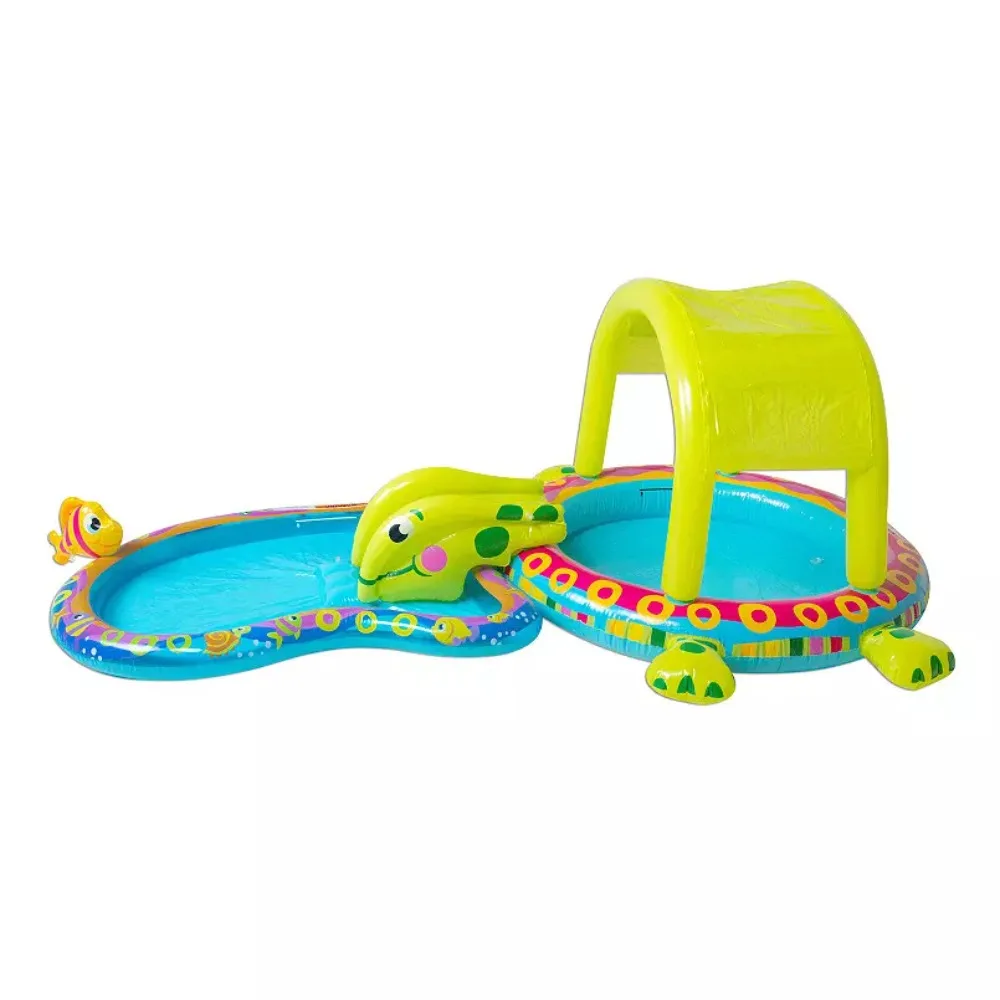 

Inflatable Outdoor Kiddie Splash Pool with Sprinkler