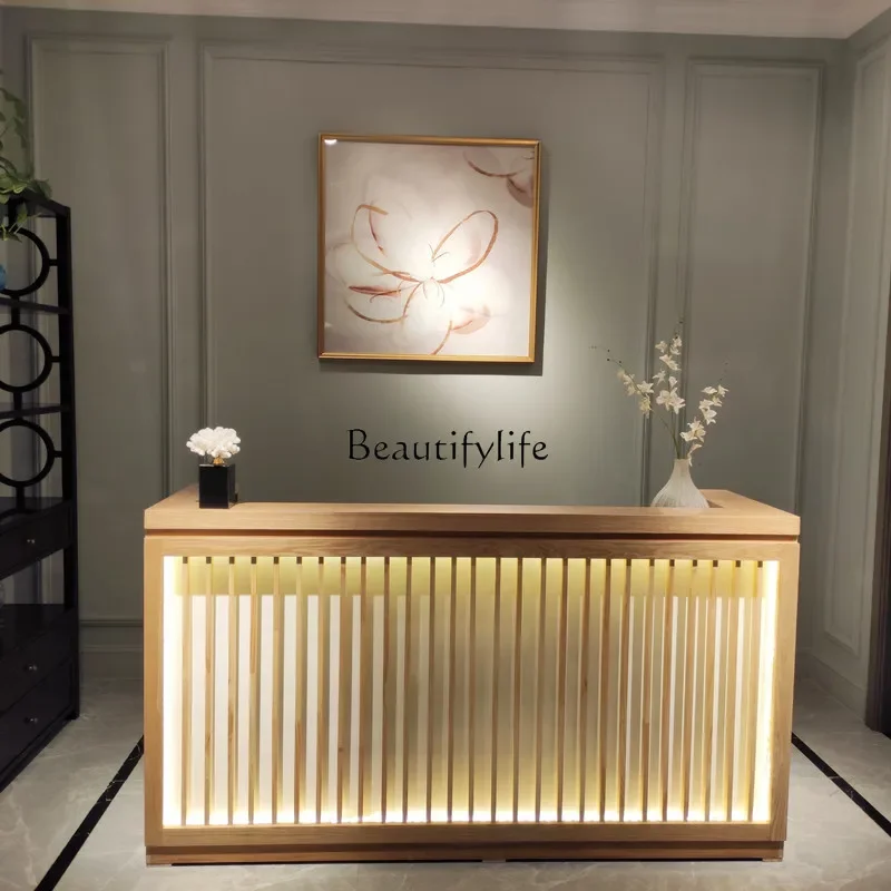 

*Tea House Pavilion of Regimen Front Desk Reception Bar Counter Cashier