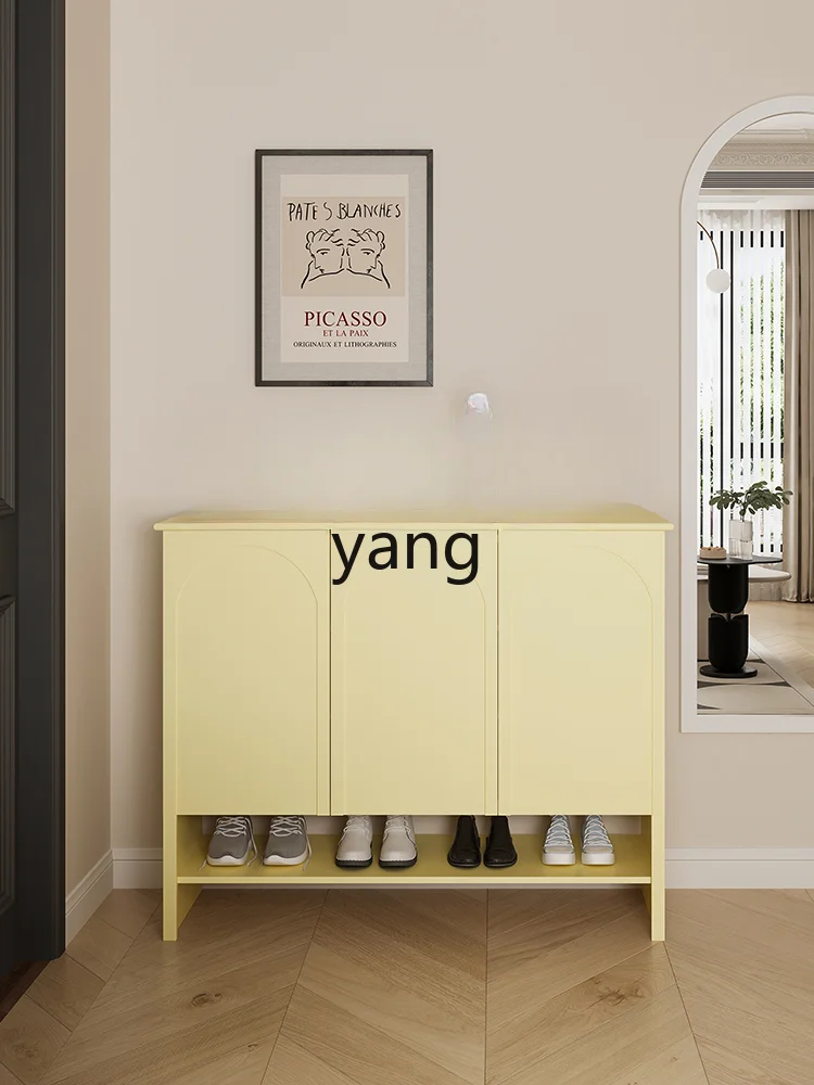 Yjq Entry Shoe Cabinet Floor Home Minimalist Modern Minimalist Living Room Entrance Storage