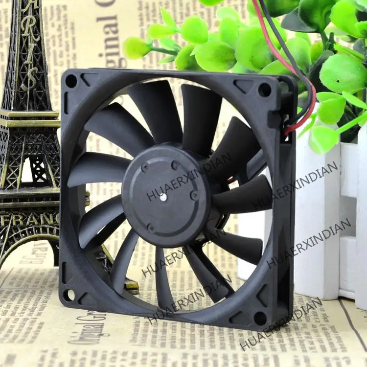 جديد D80SH-12B DC12V 0.22A 8015 8 سنتيمتر التبريد مروحة الجمعية عدة