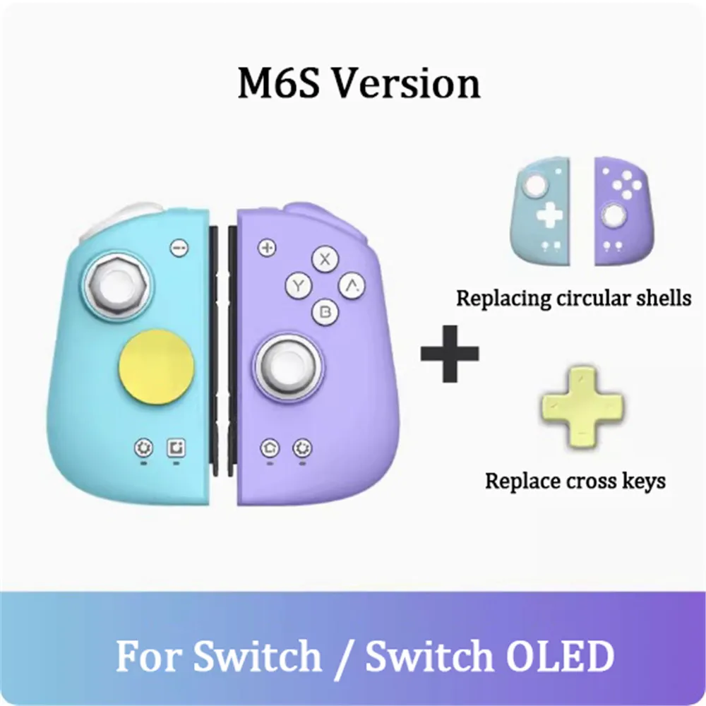 MOBAPAD M6s Gemini 2 Bluetooth Wireless Game Controller for Joypad with Hall Sensing Joystick for Switch / Switch OLED