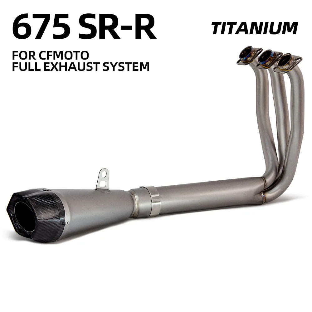

Motorcycle exhaust system For CF MOTO 675SRR 675SR-R 675NK NK675 Motobike exhaust header pipe racing escape muffler