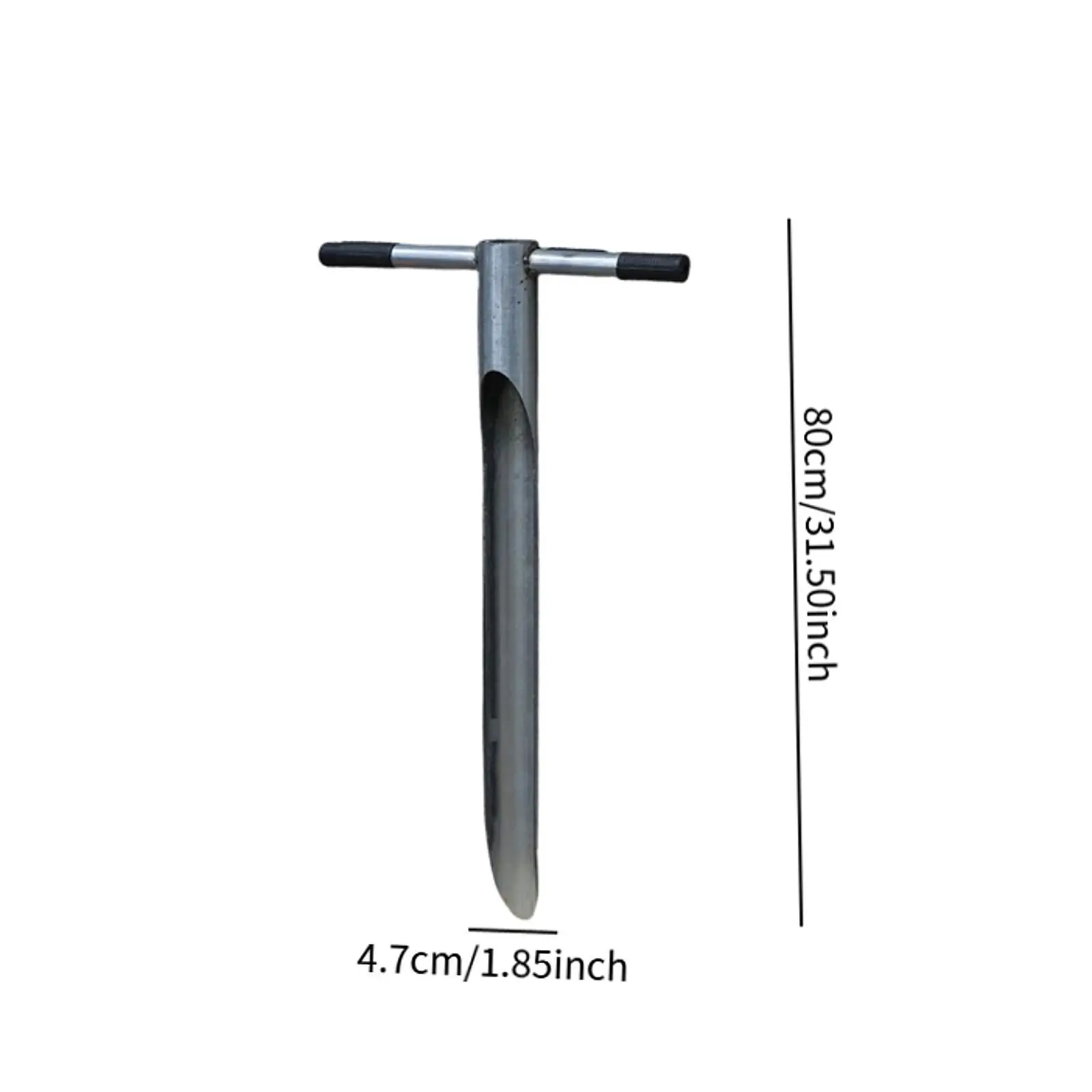 عينة التربة مسبار 80 سنتيمتر متانة طويلة قوية قابلة لإعادة الاستخدام سهلة الاستخدام رعاية نباتية ممتازة لحديقة الجولف دورة الغابات في الحديقة #6