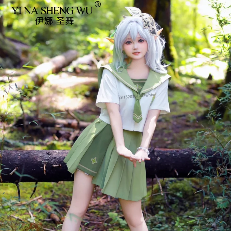アニメゲームコスプレセーラー服草神コスプレ服 JK 制服日本の春夏女子学生制服