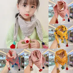 Fashion Windproof Autumn and Winter Warm Neckerchief Neck Collar Triangle Scarves Children Scarf