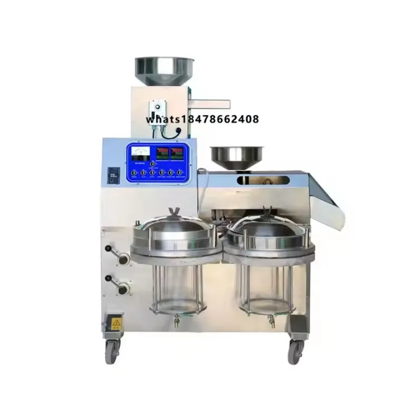 2024 High Quality 20-30kg/H Commercial Peanut Soybean Sesame Coconut Walnut Almond Rapeseed Sunflower Seed Machine Oil Presser