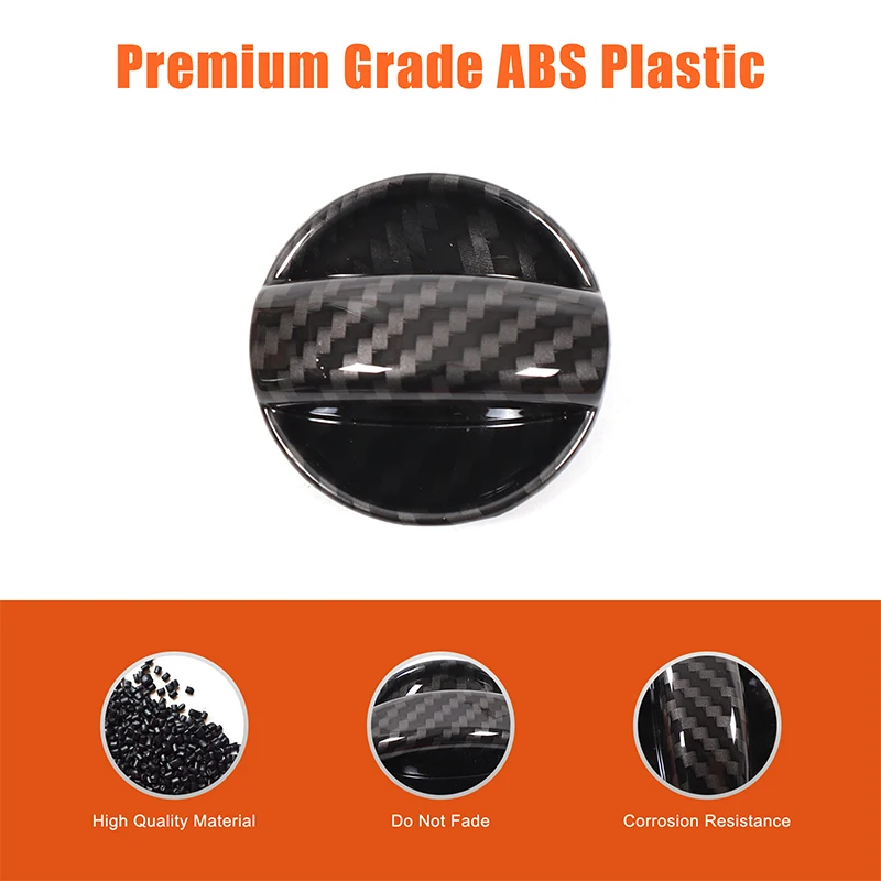 For Pontiac Pontiac G8 2008-2009 headlight switch sticker Switch button decorative cover ABS carbon fiber pattern 1pcs