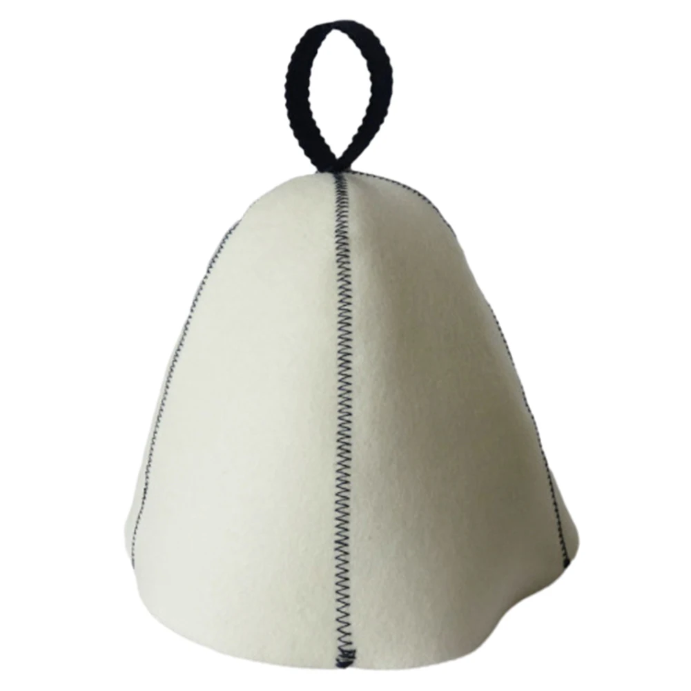 Convenient And Portable Felt Sauna Thickened Winter Wool Felt Sauna Hat Portable Premium Protection And Warmth