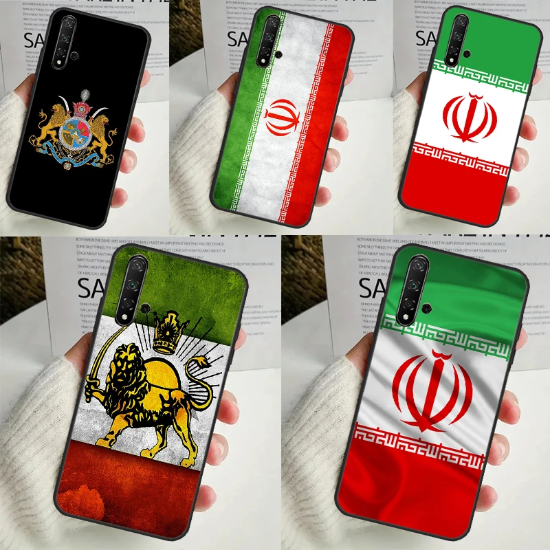 Iran Flag Funda For Huawei Nova Y91 Y90 Y70 Y60 Y61 9 10 SE 11i 8i 7i 3i 5T P30 P40 Lite P60 Pro Case