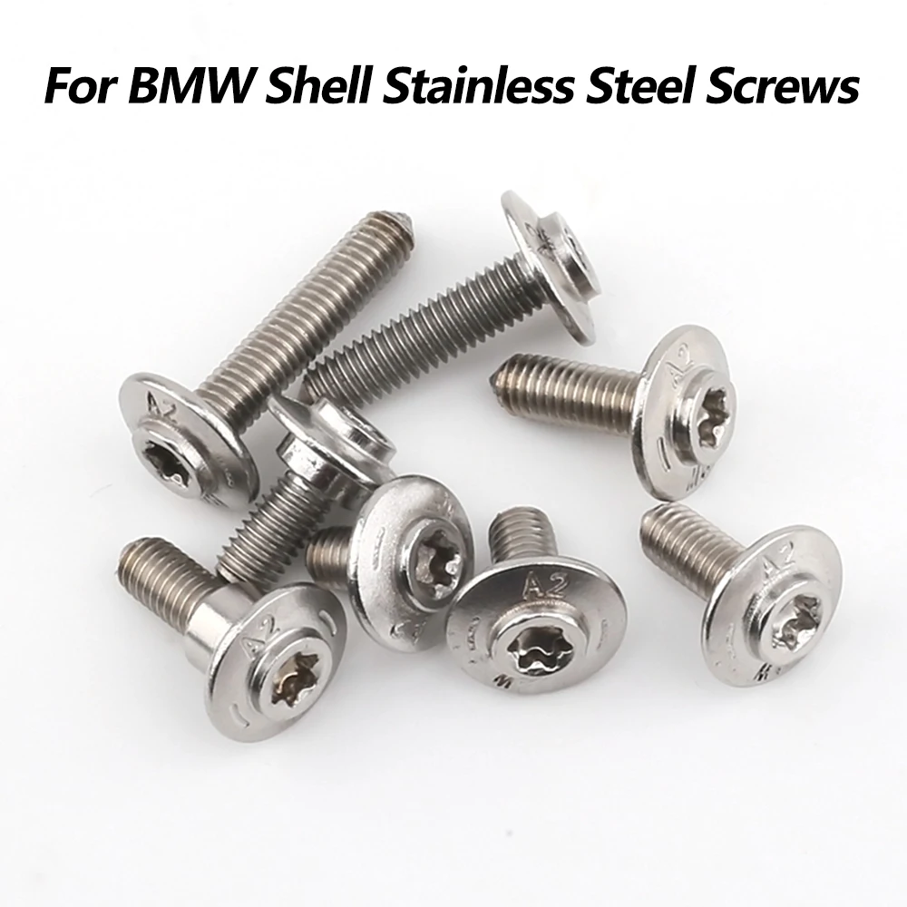 For BMW Motorcycle Shell Stainless Steel Screws R1200GS R1250GS ADV LC S1000 XR RR R1250 R1200 RT F750GS F850GS F900R Ninet