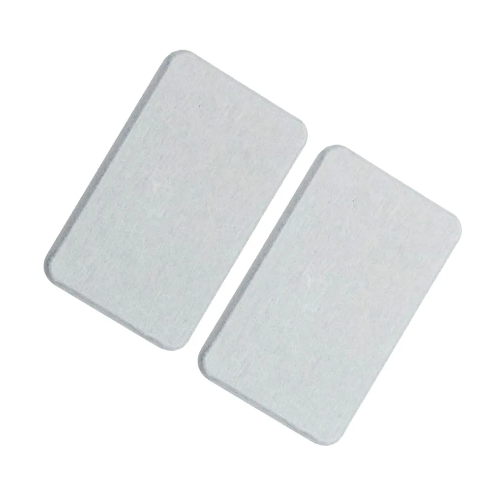 

2Pcs Soap Tray Silicone Holder for Bathroom Shower Rectangle NonRusting Portable EasyCleaning WaterAbsorption Household Supplies