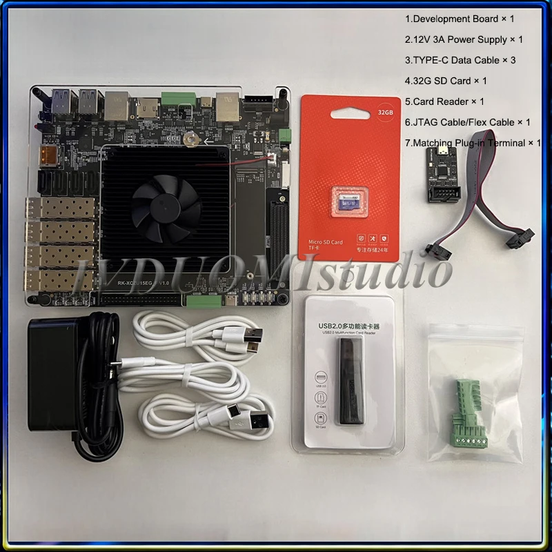 

MPSOC Development Board Kit XILINX XCZU15EG Development Board Kit Core Board Set with FMC HPC Interface for FPGA Projects