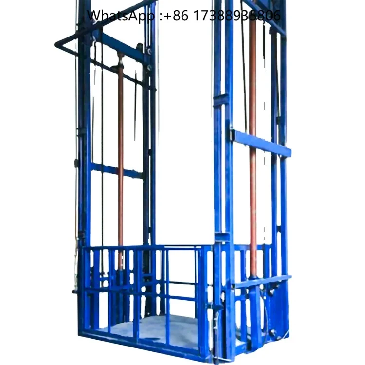 Customized Construction Electric Electric Cylinder Lift Hydraulic Cylinder Loading Goods Elevator