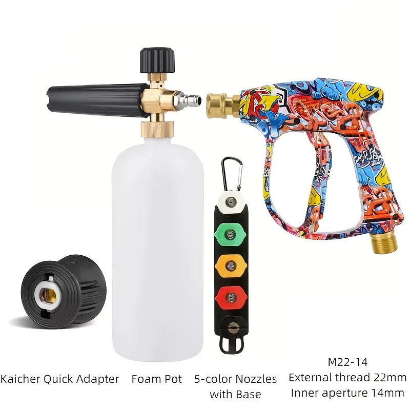 4350 PSI High Pressure Washer Kit, 1/4
