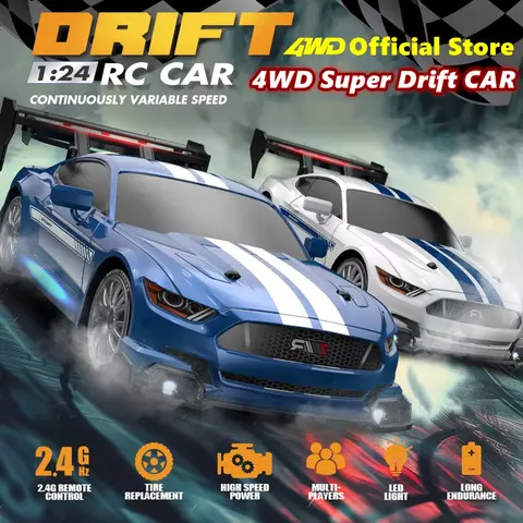 1:10 스케일 4WD RC 드리프트 카 GTRPRO AE86PRO RTR 금속 타이어, 경주 준비 완료 – 어린이와 성인을 위한 생일 선물!