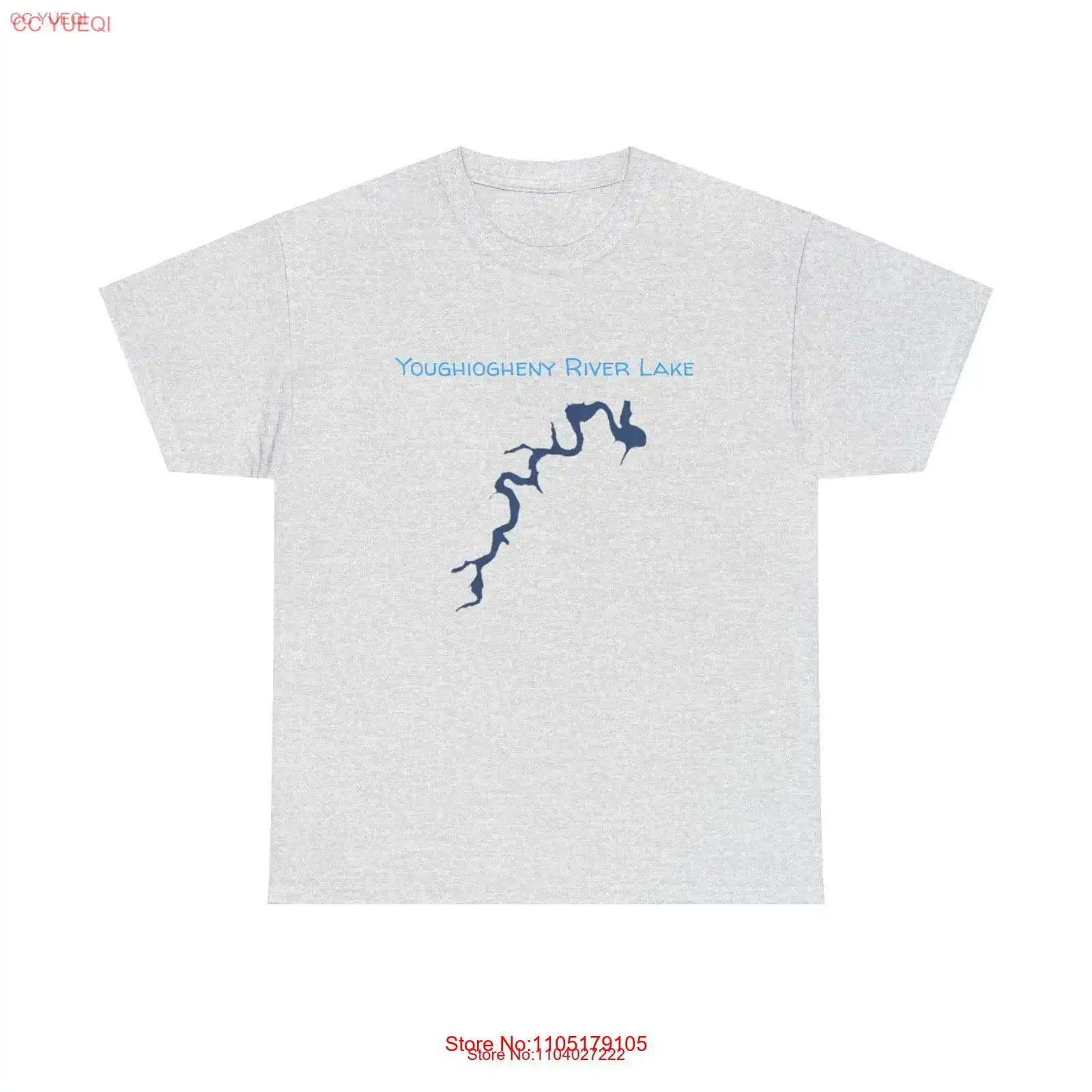 Camiseta Youghiogheny River Lake vintage lavada suave transpirable ropa de diseñador elegante versátil Top para uso diario Casual