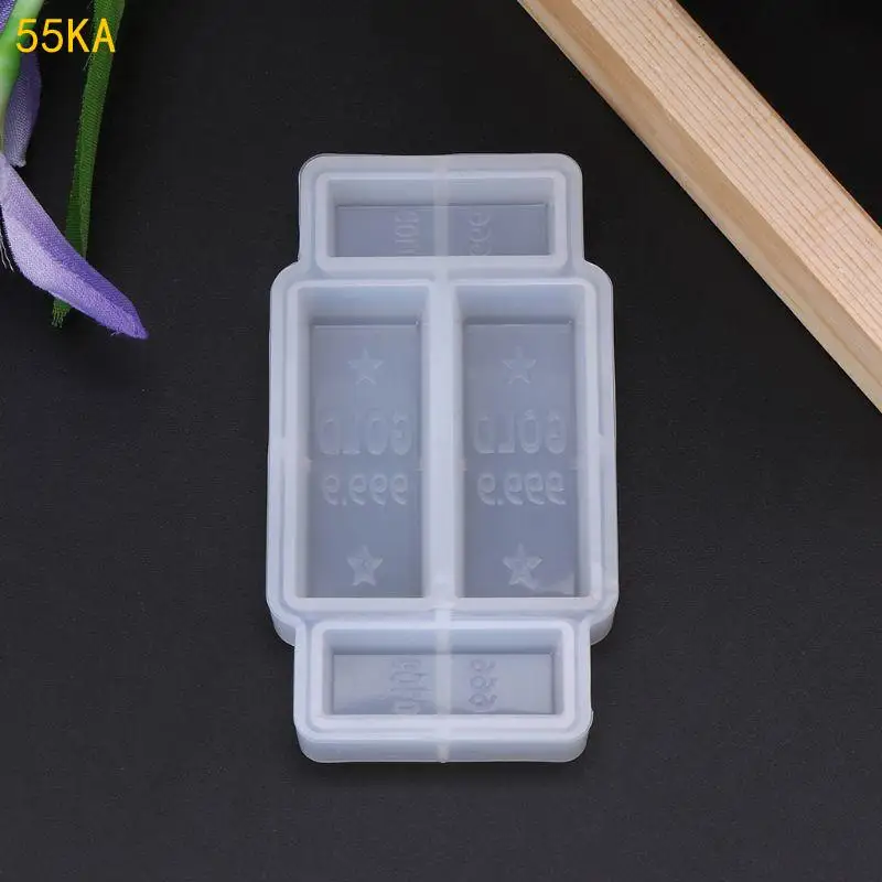 DIY Gold Bar Press Baking Mold Birthday Cookies Tools Cake Decorating Tools 55KA
