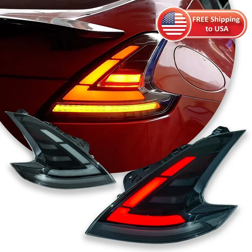 Car Lights For Nissan 370z 2013-2019 Taillight LED Projetor Tail Lamp Daytime Running Light Automotive Accessories