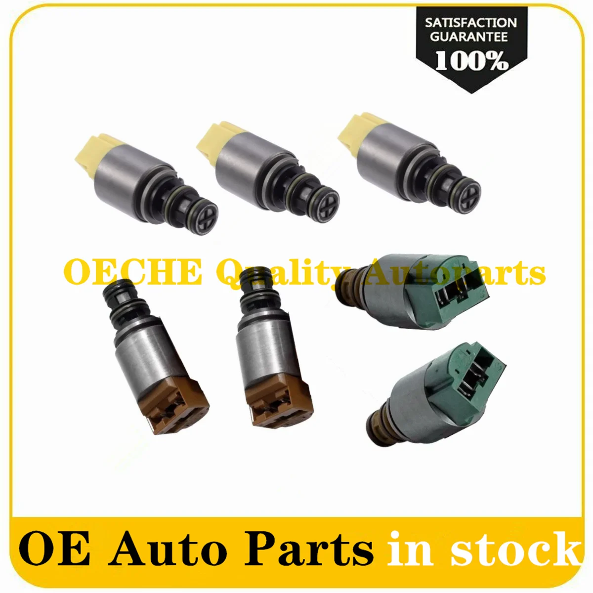 7 PCS Solenoid KIT ZF 6HP19 6HP21 6HP26 Transmission solenoid valves For BMW X5 X4 X3 & Audi & Volkswagen S4 S8 A4 1068298044