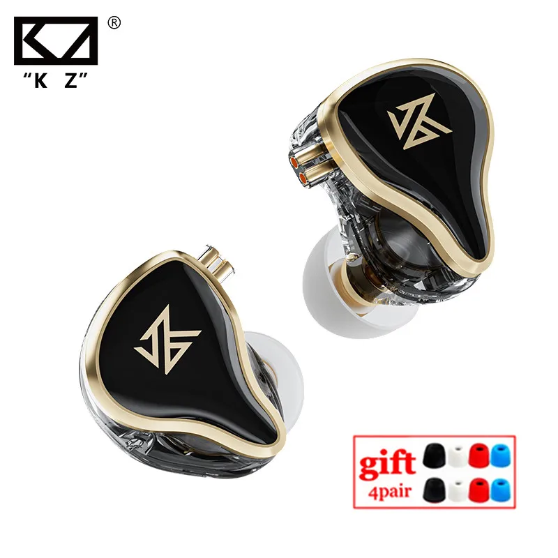 KZ ZAS 7BA 1DD 16 Unit Hybrid In-ear Earphones Noise Cancelling Earbuds Metal HIFI Headset Music Sport KZ ZSX ZAX ZSN PRO AST