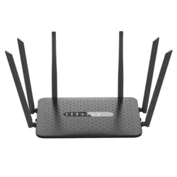 2.4G 5G Dual Band Wireless AC1200 Kilomega Router Home WAN LAN Wifi Range Repeater with 6*6dBi Antennas Wider Coverage Wi-Fi