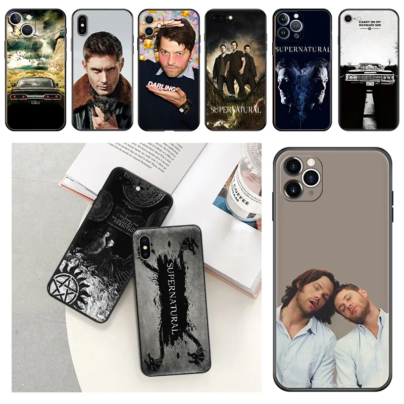 Phone Cases For iphone 15Pro XS Max 11 12 13 14 Pro 7 8 15 Plus Mini SE X XR Sam Supernatural Camera Protective Cover