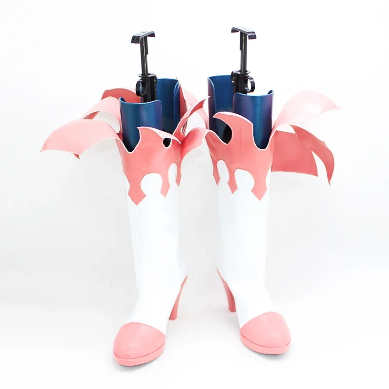 Game Genshinimpact Paimon Cosplay Shoes Halloween Party Game Cosplay Costume Prop Women High-helel Boots Cute Style