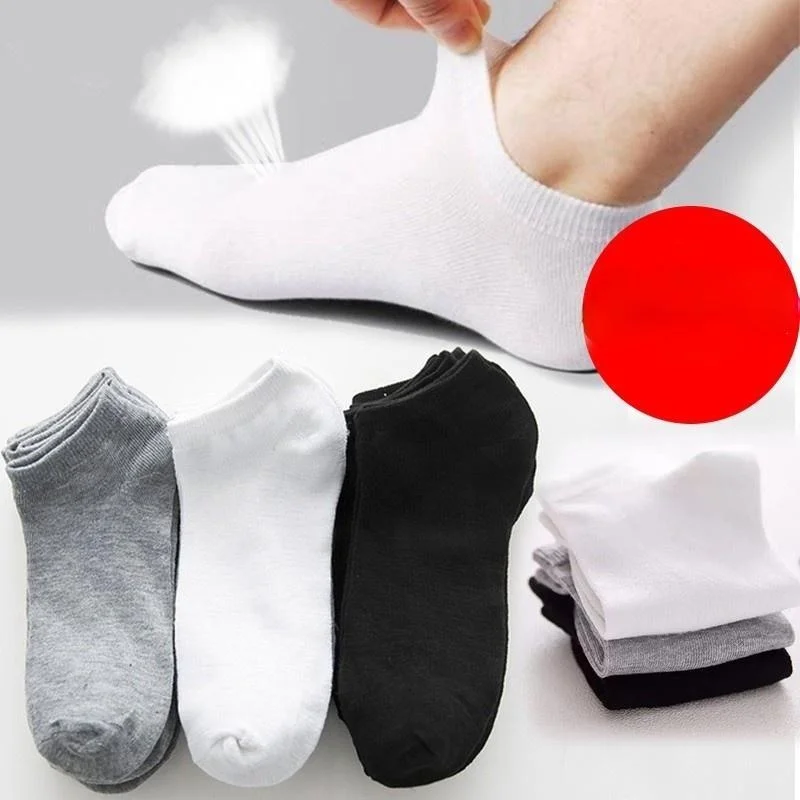 Ankle Athletic Running Socks Sports Socks Spring And Summer Socks Pure Cotton Breathable Socks For Men And Women (1-30Pairs)