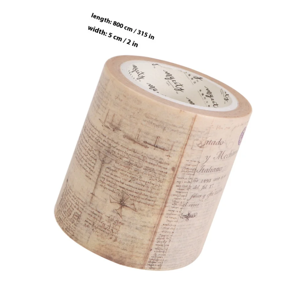 2 لفات على الطراز القوطي اشي الشريط ذاتية اللصق ورقة كرافت الشريط لسكرابوكينغ DIY بها بنفسك المجلات الزخرفية وتغليف الهدايا #4