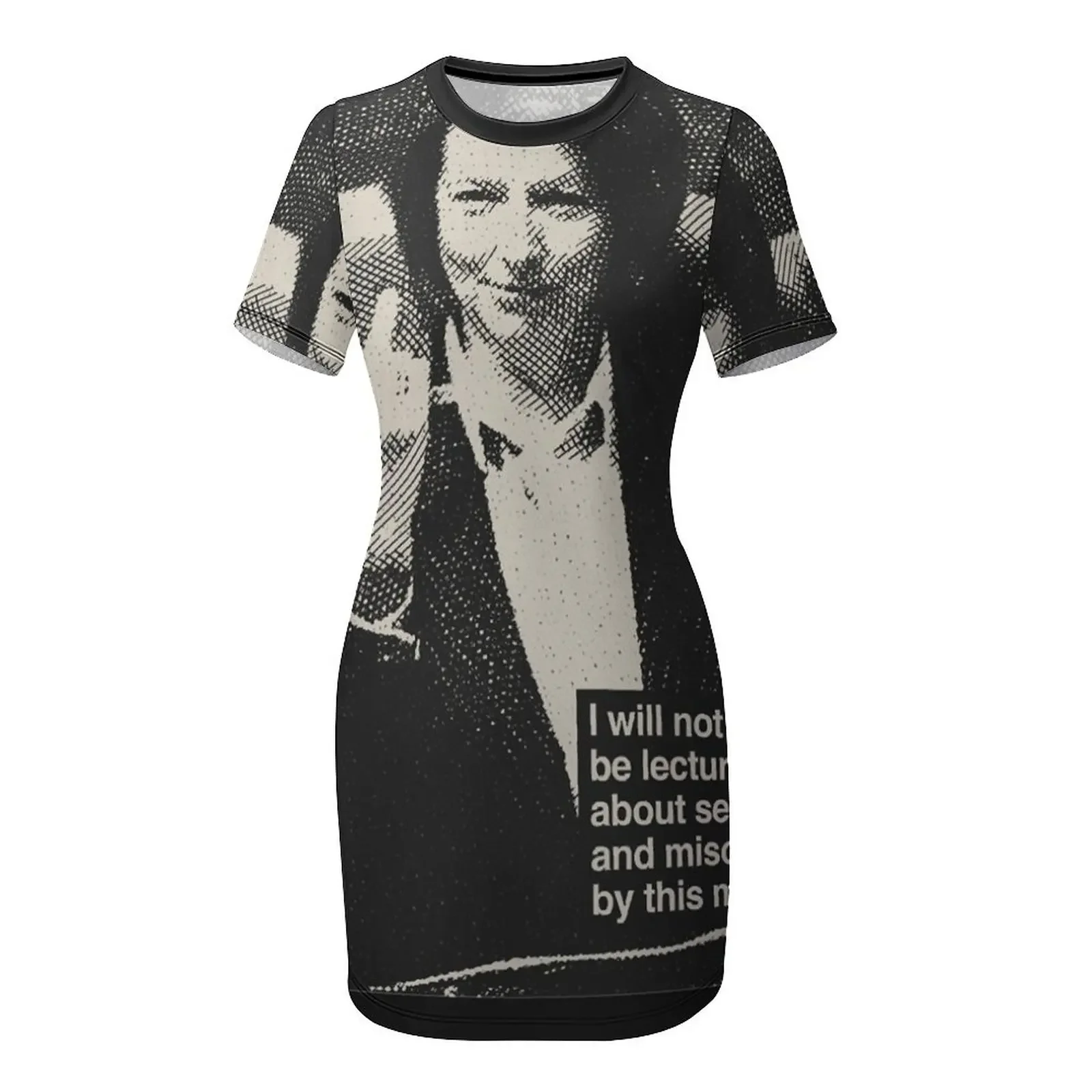 جوليا جيلارد الكلام الشهير خمر الفن الكلاسيكي تي شيرت فستان بأكمام قصيرة المرأة الصيف تنورة الملابس لفستان المرأة