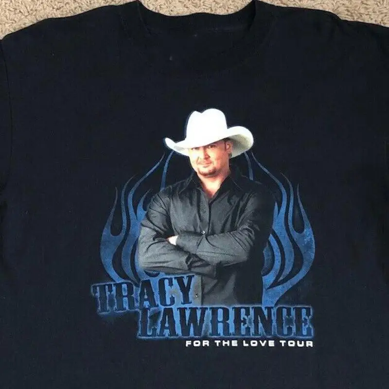 New Tracy Lawrence For The Love Tour Fans S 5XL T Shirt CR33