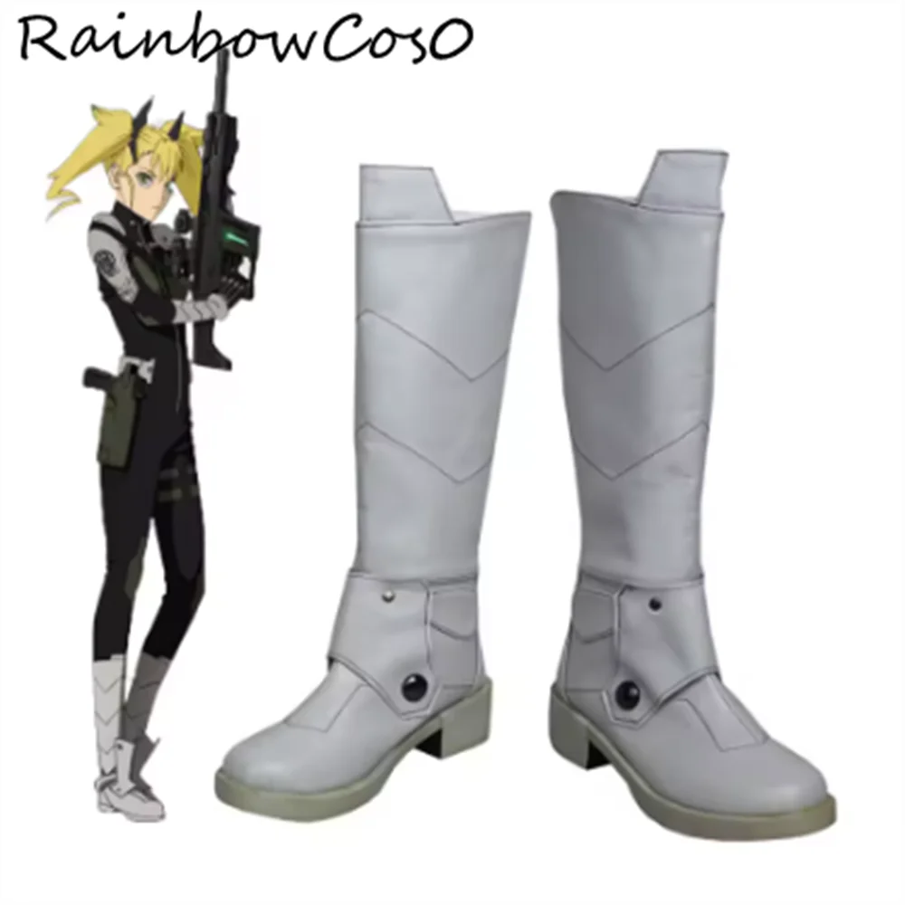 Kaiju No.8 Ashiro Mina Kikoru Shinomiya Cosplay Shoes Boots Game Anime Party Halloween RainbowCos0 W5206