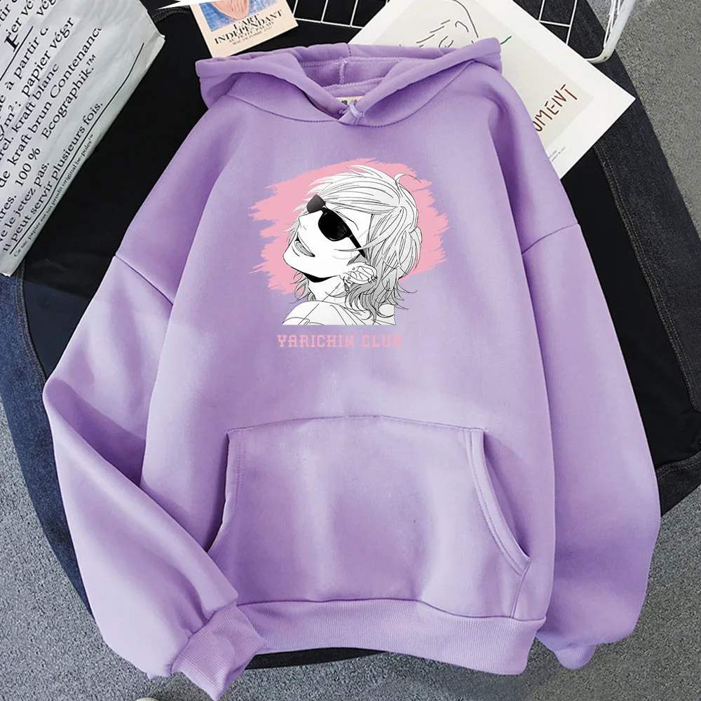 2023 Yarichin Club Kawaii Ayato Yuri Yaoi Bl Anime Hoodies Trui Mode Cartoon Cool Mannen Oversized Lange Mouwen Vrouwen Sweatshi