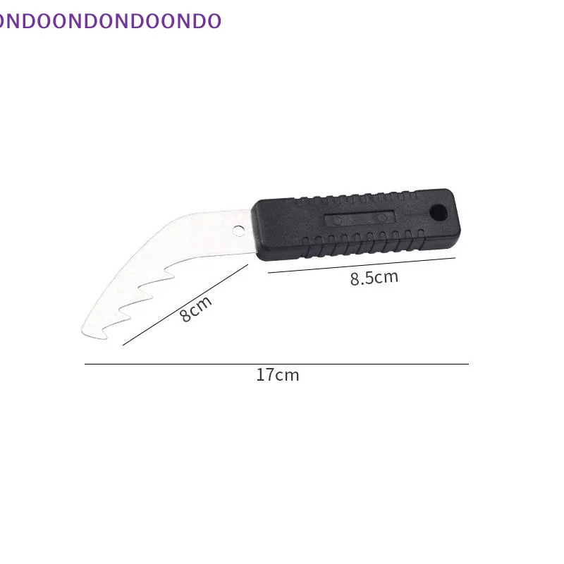 Garden Crevice Weed Remover L-Shaped Sharp Serrated Tip Durable Metal Weeding Tool for Driveway Paver Gap Landscaping