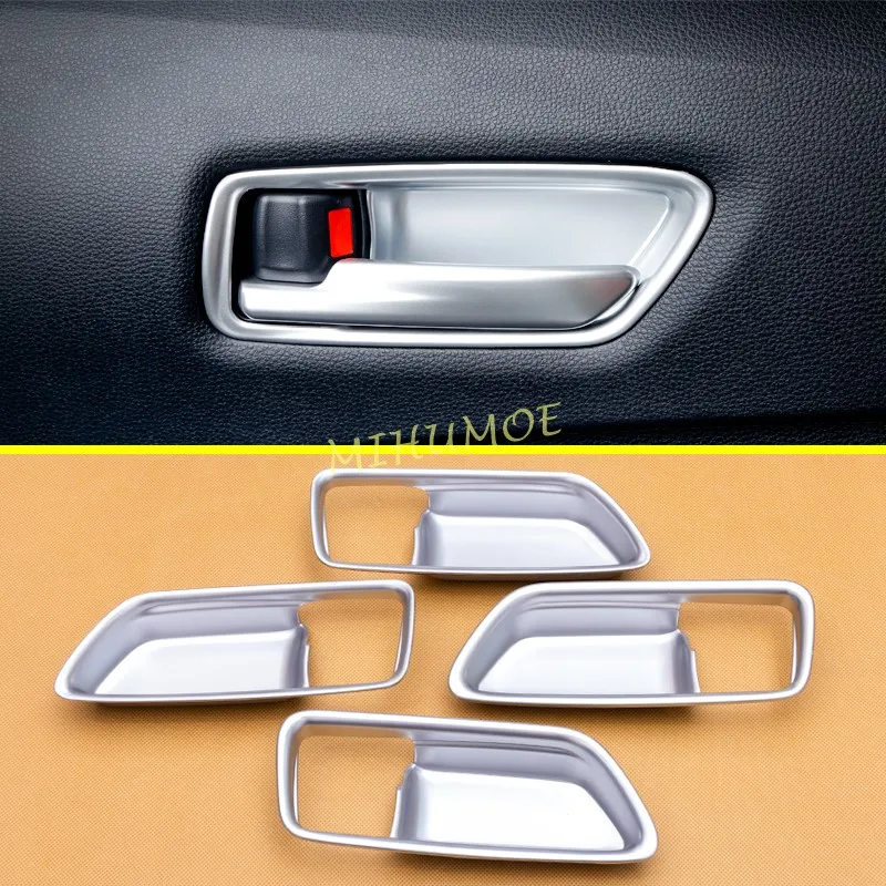 

For Toyota Corolla Cross 2022 2023 2024 Matte Chrome Car Interior Door Handle Cover Surrounds Accessories