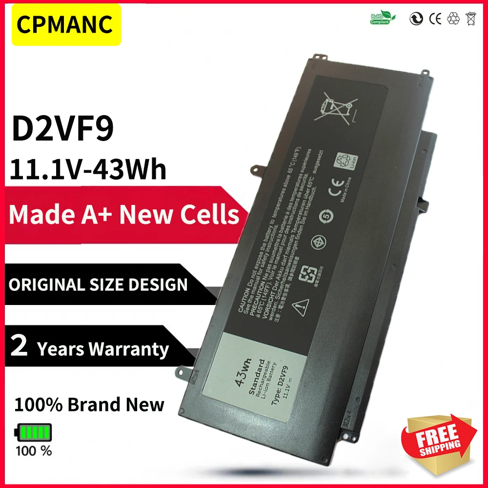 Cpmanc新DJ1J0 PGFX4 onfoh dellの緯度12 7000 7280 7380 7480タブレットpc