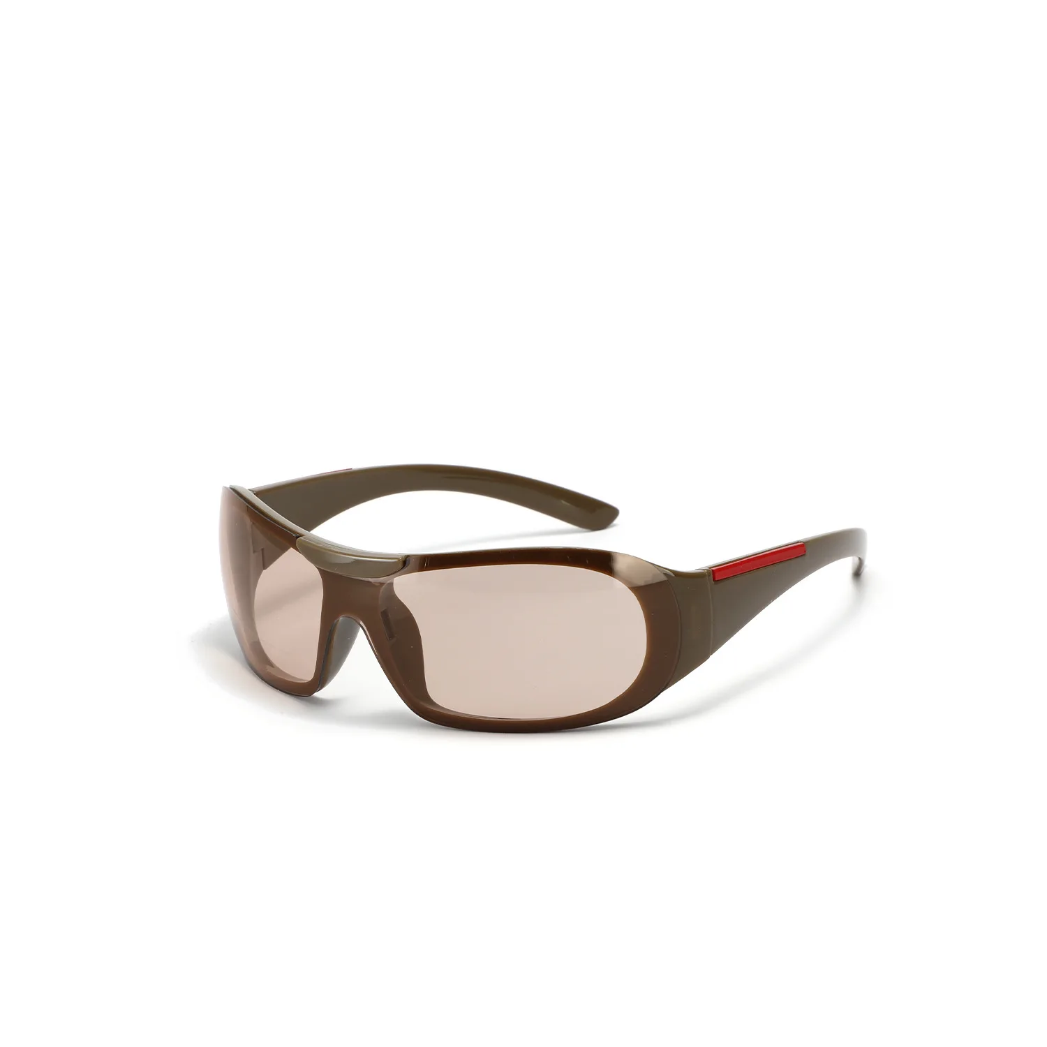 2025 نظارات شمسية من قطعة واحدة للرجال نظارات شمسية على الطراز المستقبلي للنساء نظارات مربعة #4