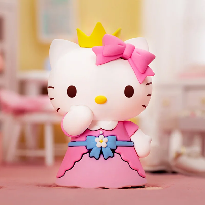Hot Cartoon Anime Figure Sanrio Hello Kitty Modello periferico Action Figure Giocattoli Decorazione desktop Ornamento Regalo per i bambini