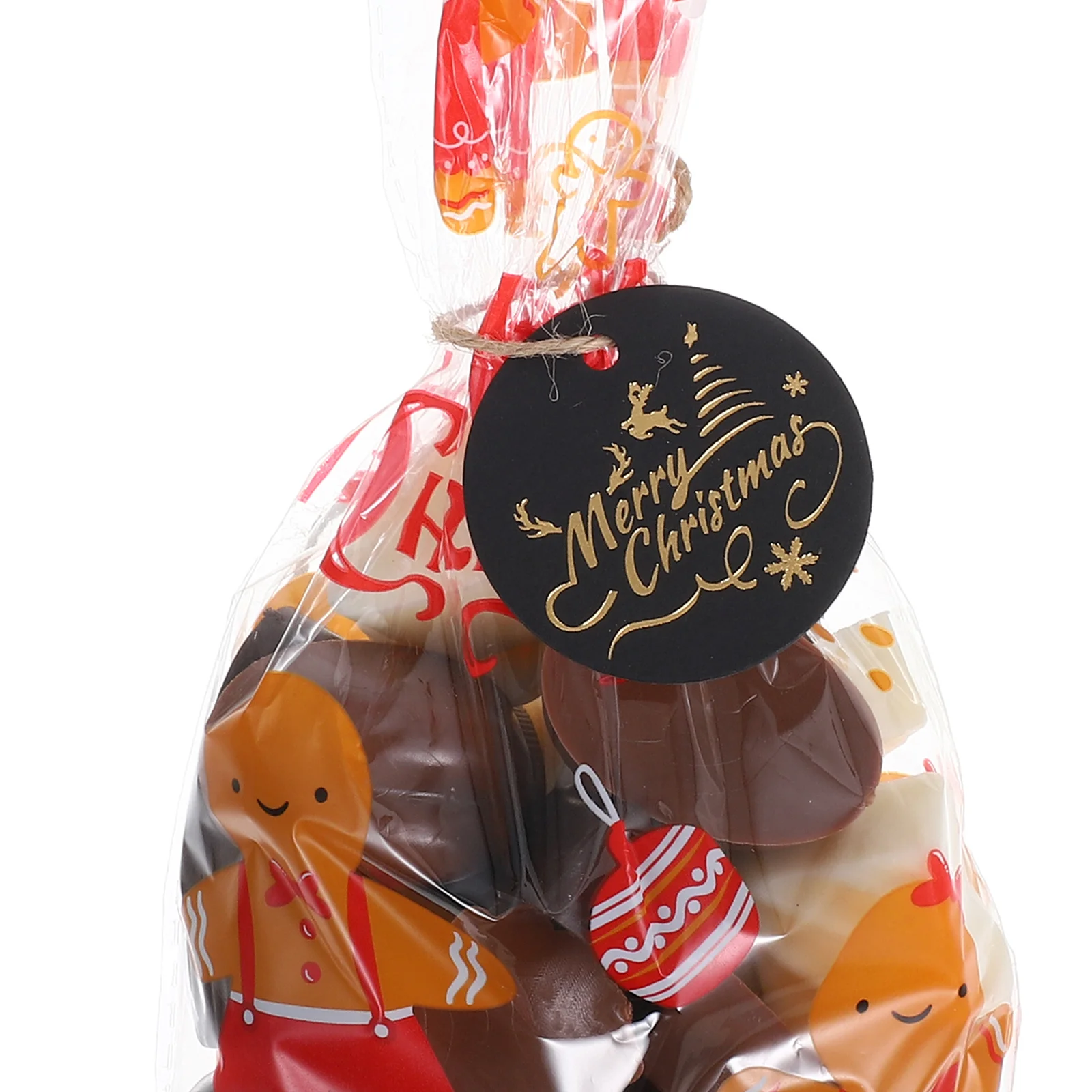 Рисунок 3 - бумажные рождественские подарочные бирки с Рождеством