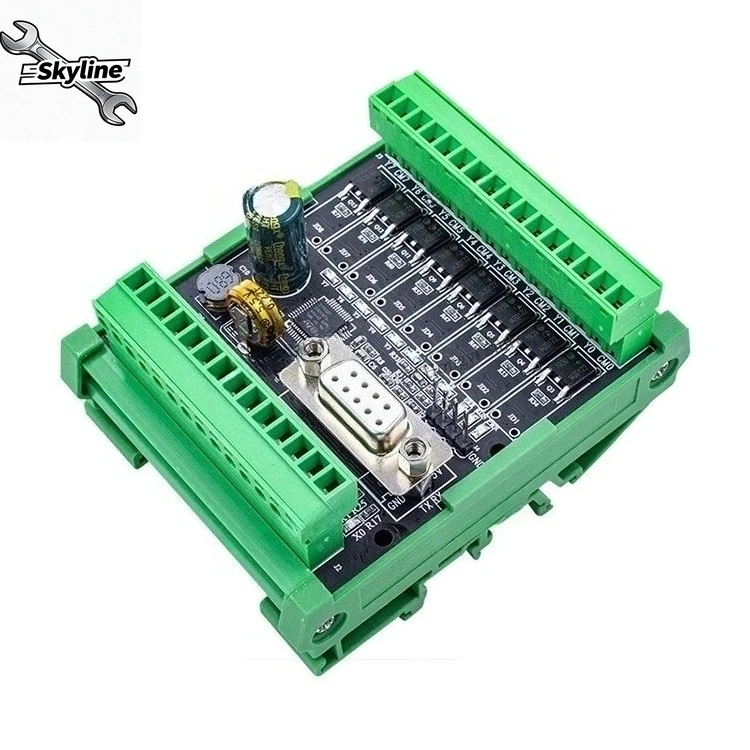 FX2N-6/10/14/20MR/MT PLC Board with Shell, 2AD 0-10V Analog Input, High-Speed Counter, DC24V Relay Transistor Output