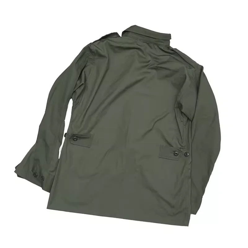Chaqueta de combate de primera generación TCU verde militar de la guerra de Vietnam, camisa para hombre, abrigo de campo OG107