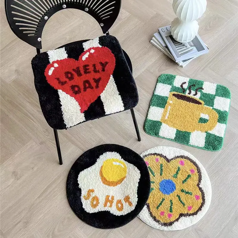 

Милая мультяшная стеганная подушка для сиденья, мягкая круглая квадратная подушка для стула, Офисная теплая подушка для дивана на осень и зиму, украшения для дома