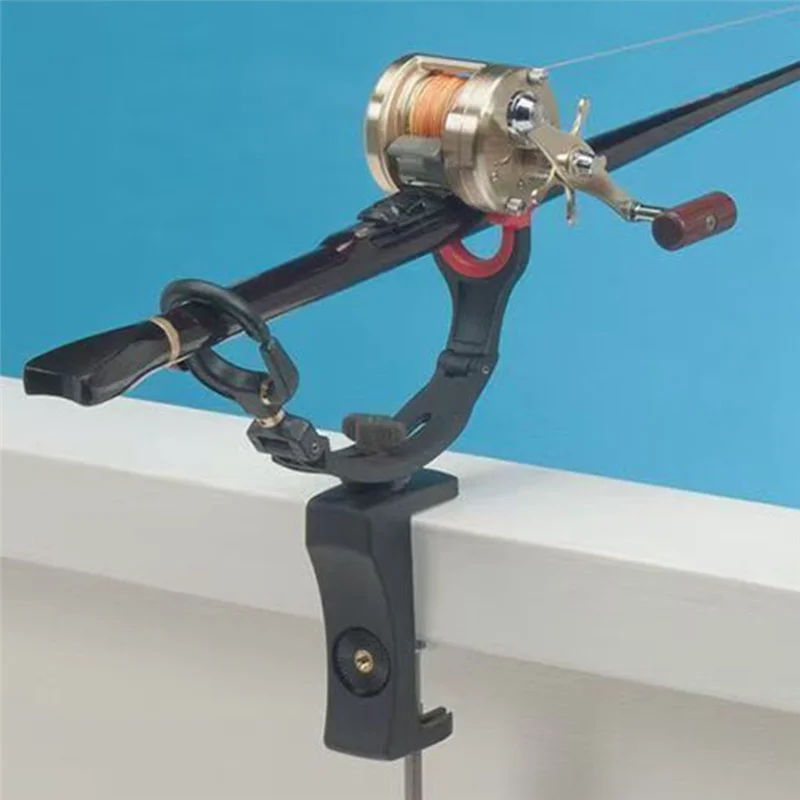 XSXS-Angelreifenhalter mit 360° °   Verstellbare Halterung für Bootsstangen-Stützausrüstung, tragbares Design