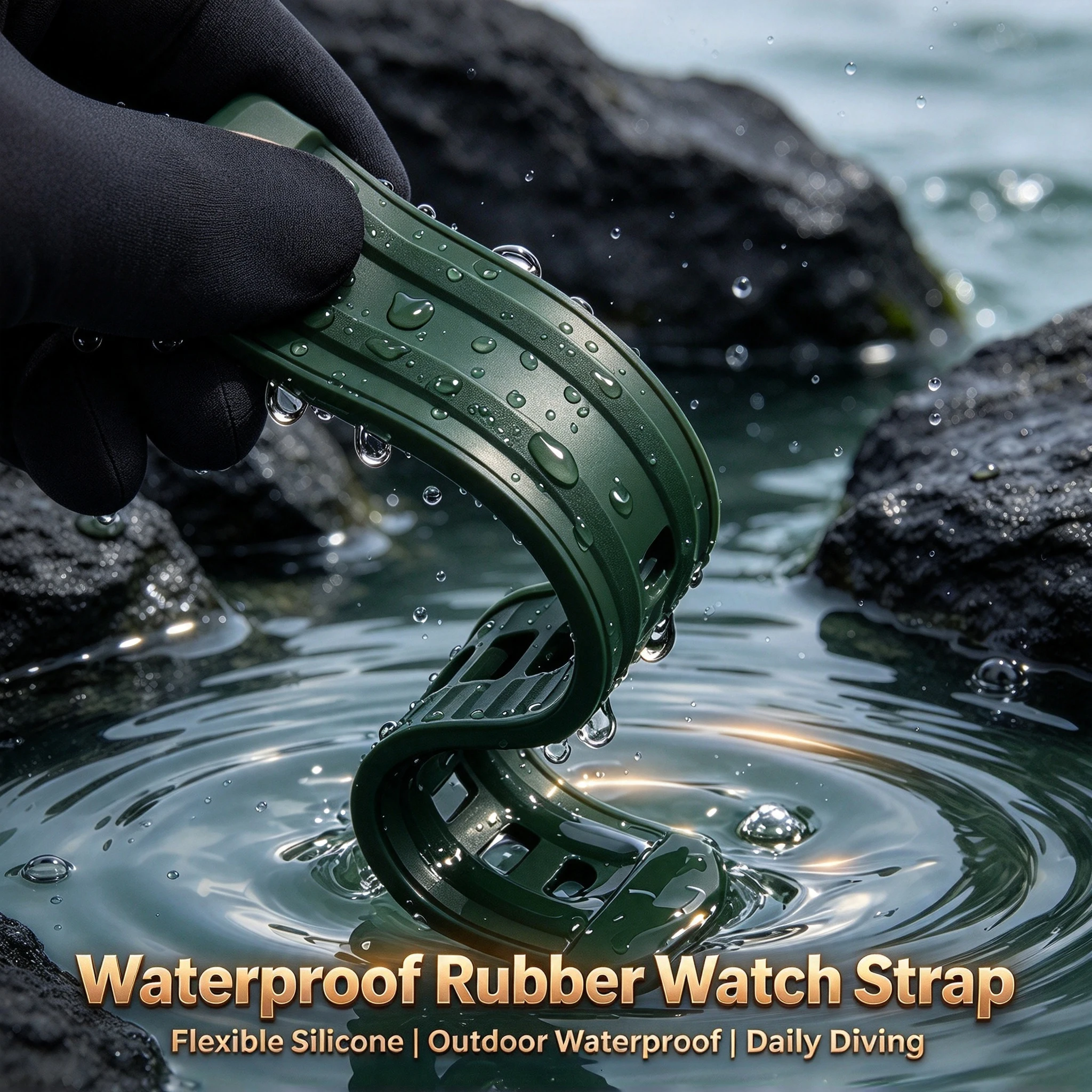 20mm, 21mm 곡선형 엔드 FKM 불소 고무 시계 - Fkm Rubber Dive Watch Strap 20Mm 리뷰 및 가격