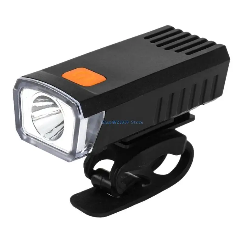 T3LF Reliable USB Rechargeable Front Bike Light with High Intensity for Night Cycling Mountain Adventures Easy Installation