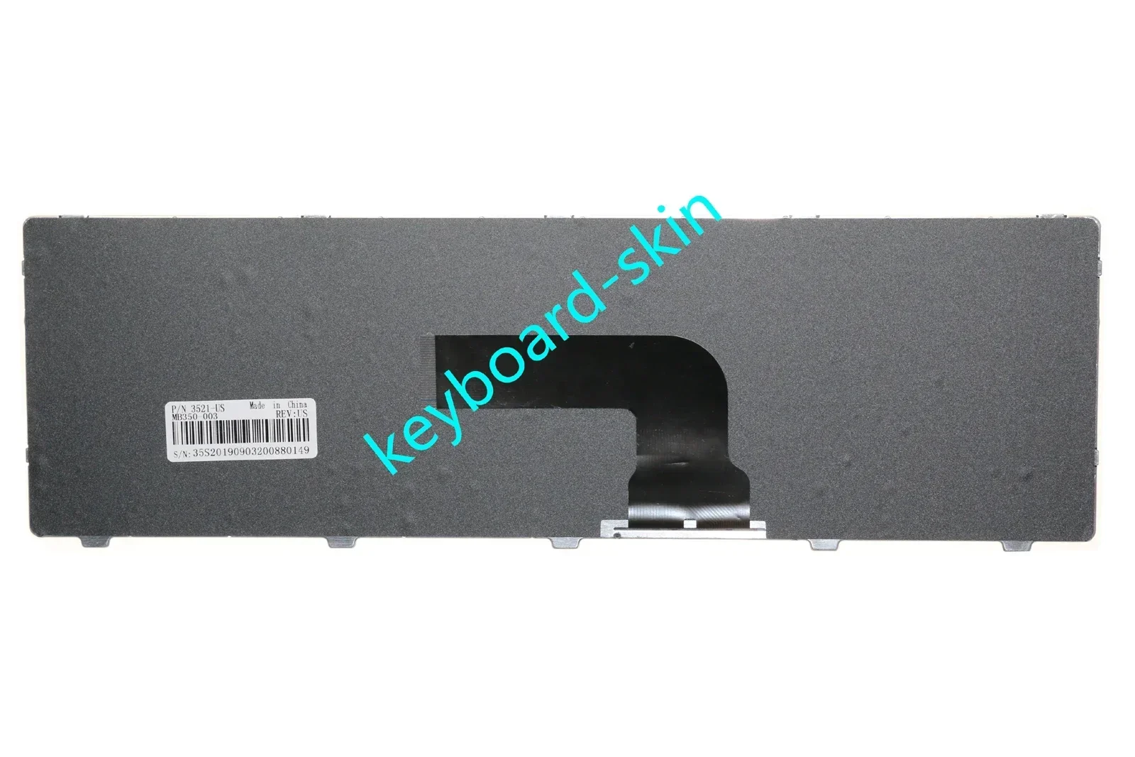 Teclado americano para Dell Vostro 2521 Inspiron 15-3521 3537,15(3521)(3537) 15R-552 -5537,15R(5521)(5537) Latitude 3540 P28F (2014 anos