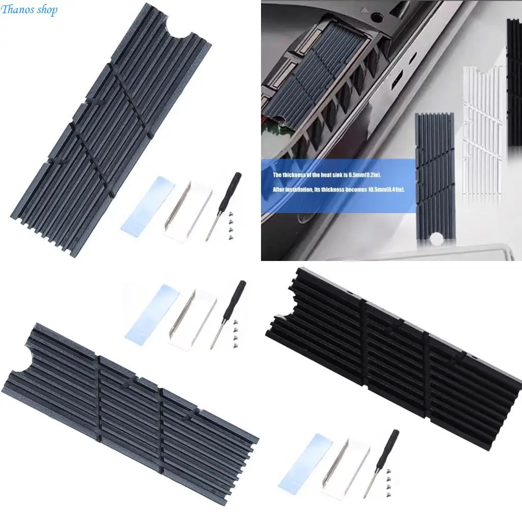 

Управление тепловым управлением алюминиевым рисунком для M.2 2280 SSD для устройства X37A